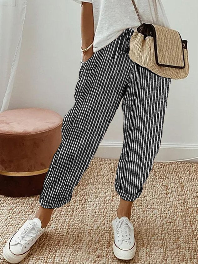 Chic and Cozy Flowing Trousers