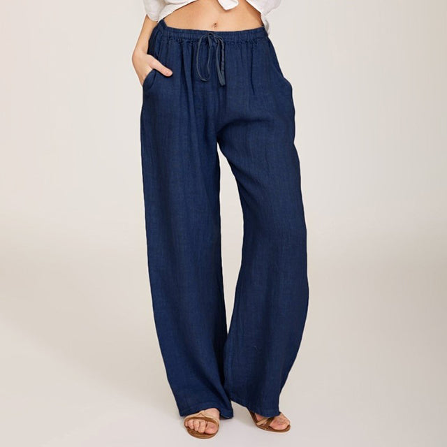 Enara - Cozy Drawstring Trousers
