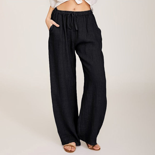 Enara - Cozy Drawstring Trousers