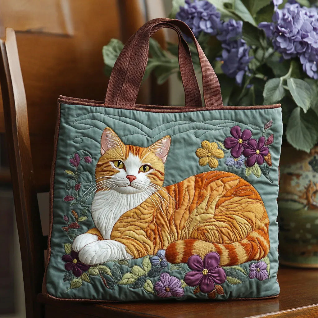 Handcrafted Brown Cat Bag