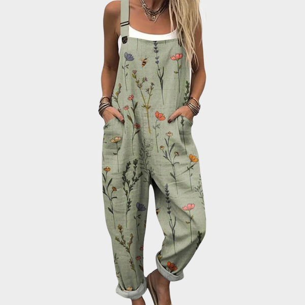 Cozy Patterned Jumpsuit