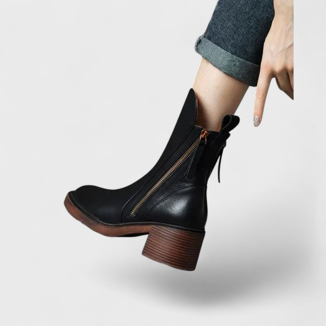 Garciel - Premium Leather Ankle Boots
