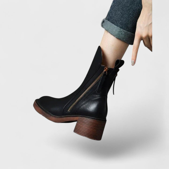 Garciel - Premium Leather Ankle Boots