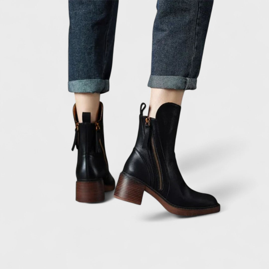 Garciel - Premium Leather Ankle Boots