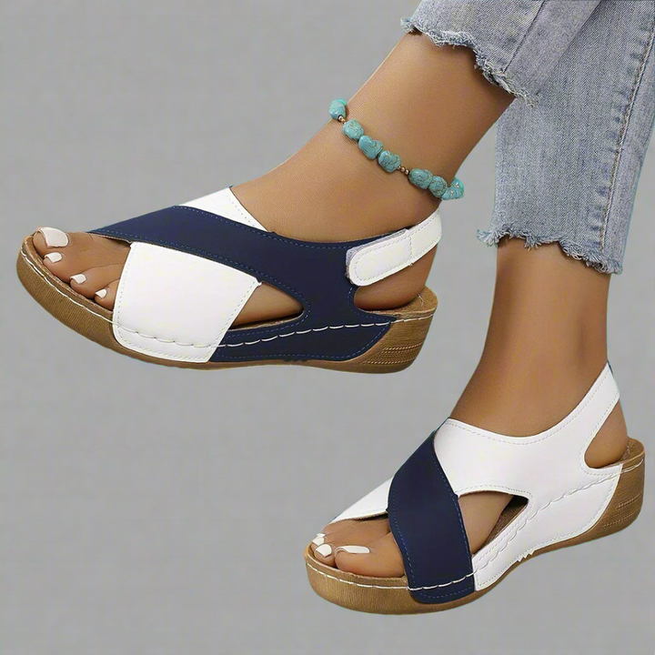 Kendra - Two-Tone Orthopedic Sandals