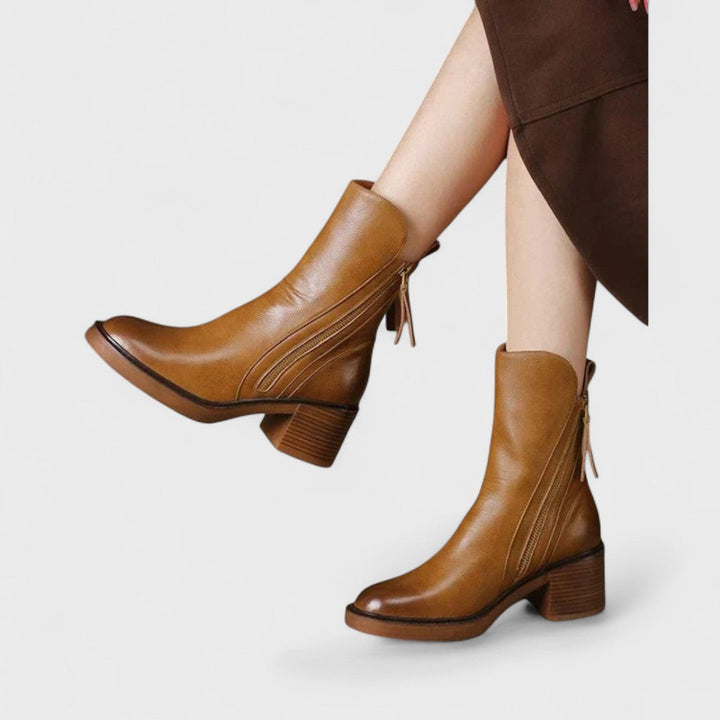 Garciel - Premium Leather Ankle Boots