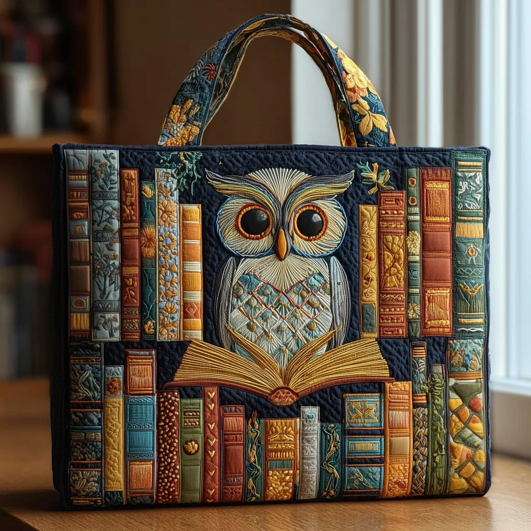 Handcrafted Owl Reading Bag