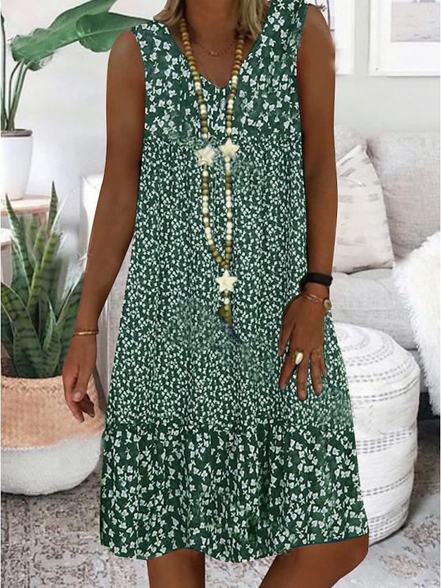 AYLA | V-Neck Sleeveless Dress