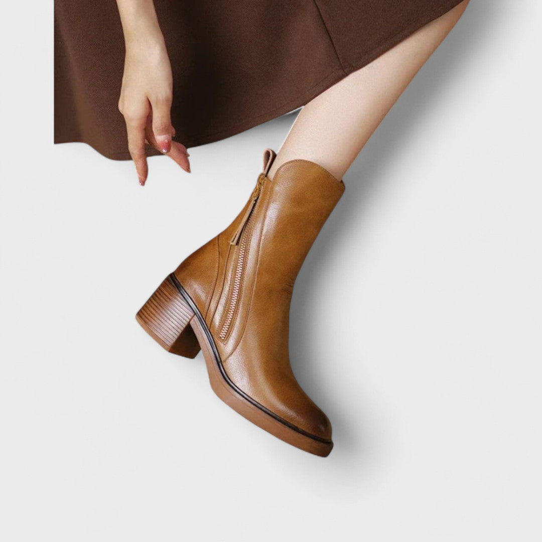 Garciel - Premium Leather Ankle Boots