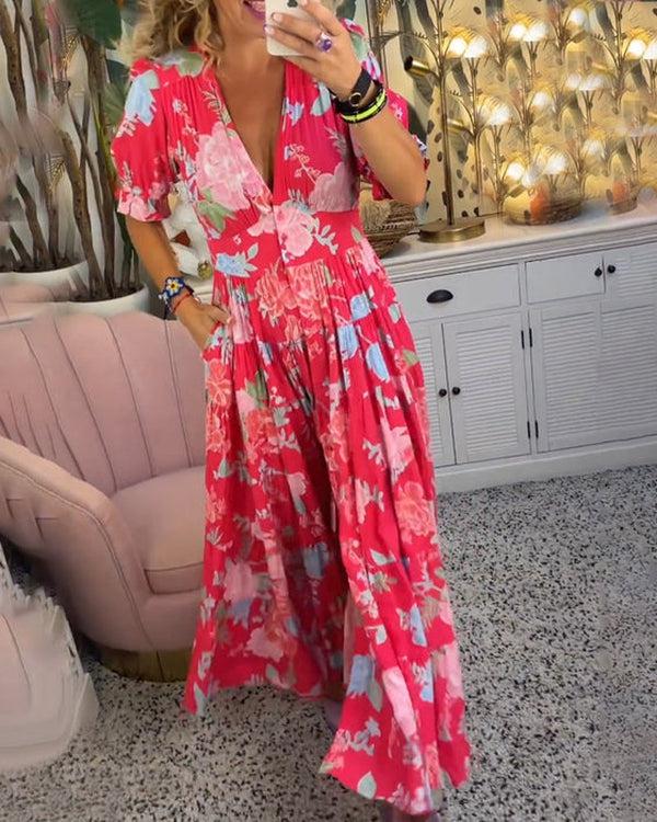 Floriana - Lively Floral Dress