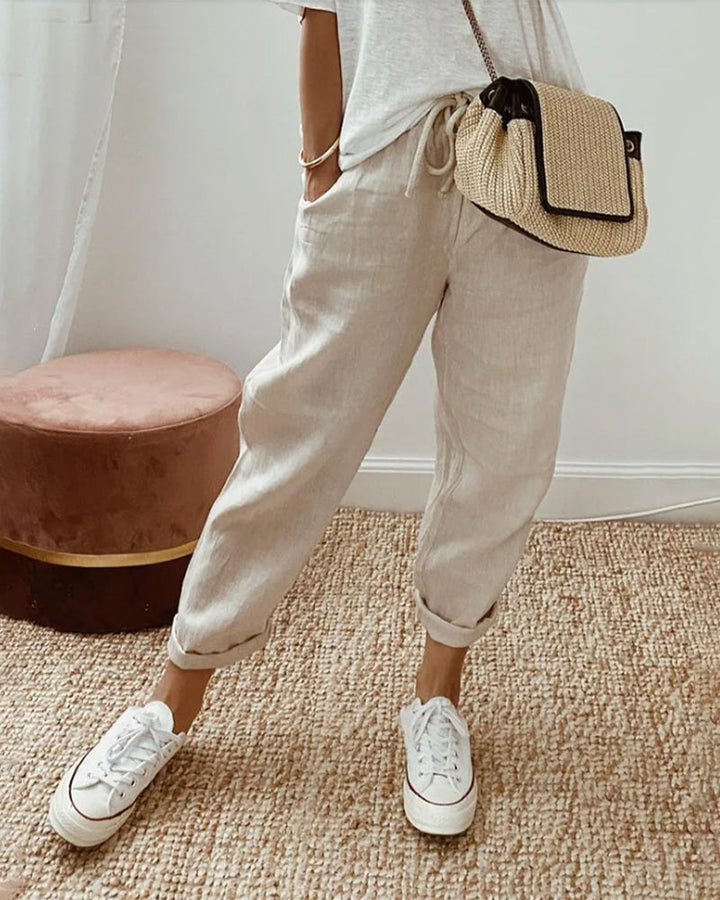 Chic and Cozy Flowing Trousers