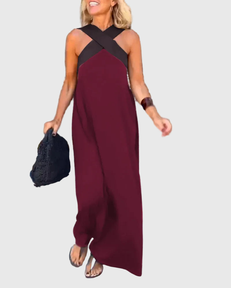 Elena | Graceful Maxi Dress with Flowing Design