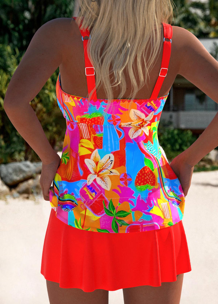 Eleanor | Stylish Floral Tankini Swim Dress
