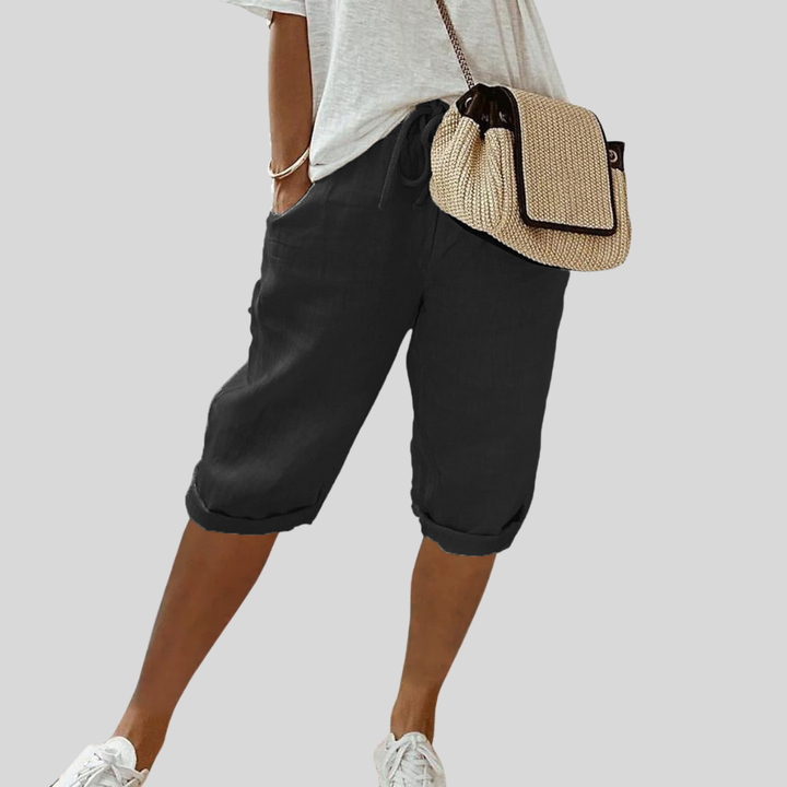 Chic and Cozy Flowing Shorts