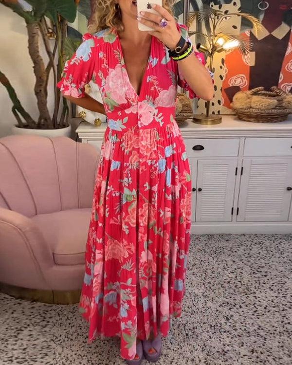 Floriana - Lively Floral Dress