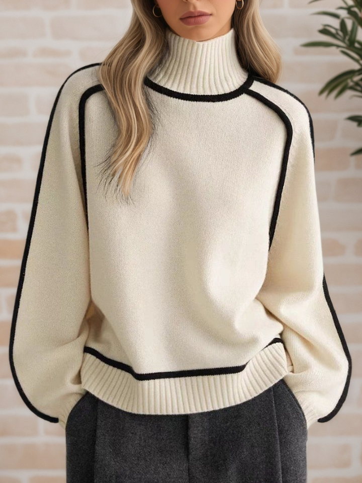 Donna | Chic High Neck Sweater