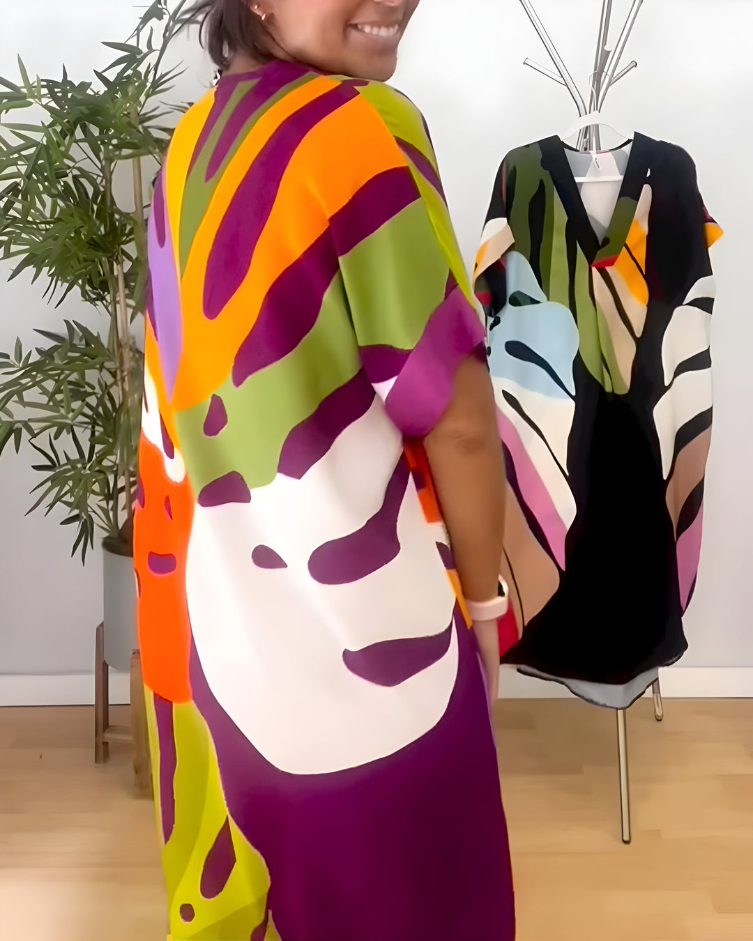 Rianna - Artistic Pattern Dress