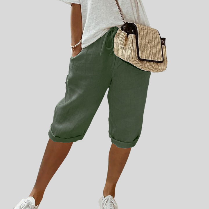 Chic and Cozy Flowing Shorts