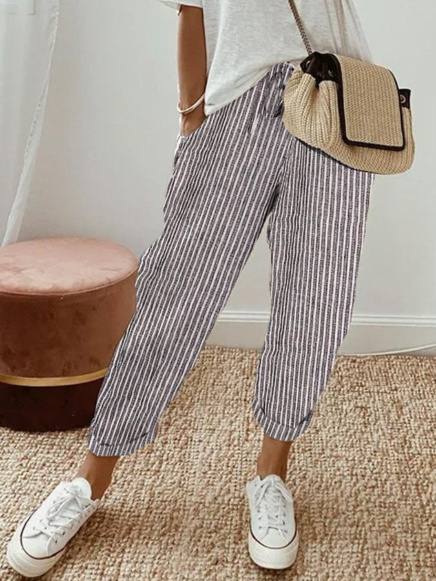 Chic and Cozy Flowing Trousers