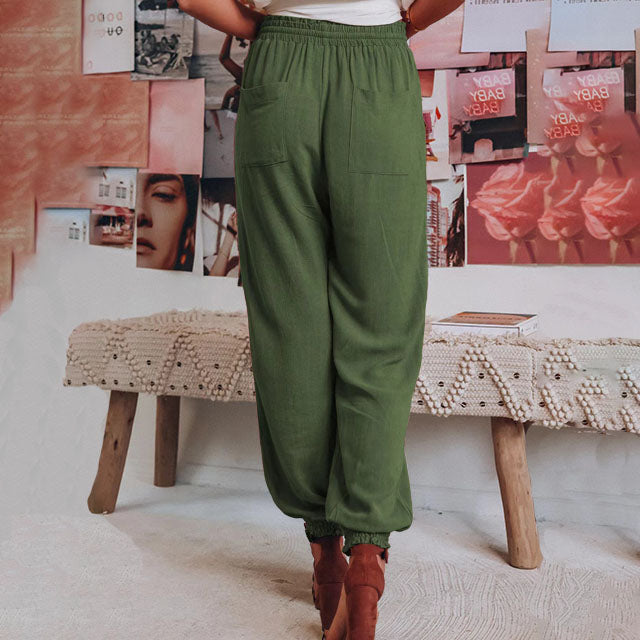 Kaeli – Stylish Drawstring Trousers