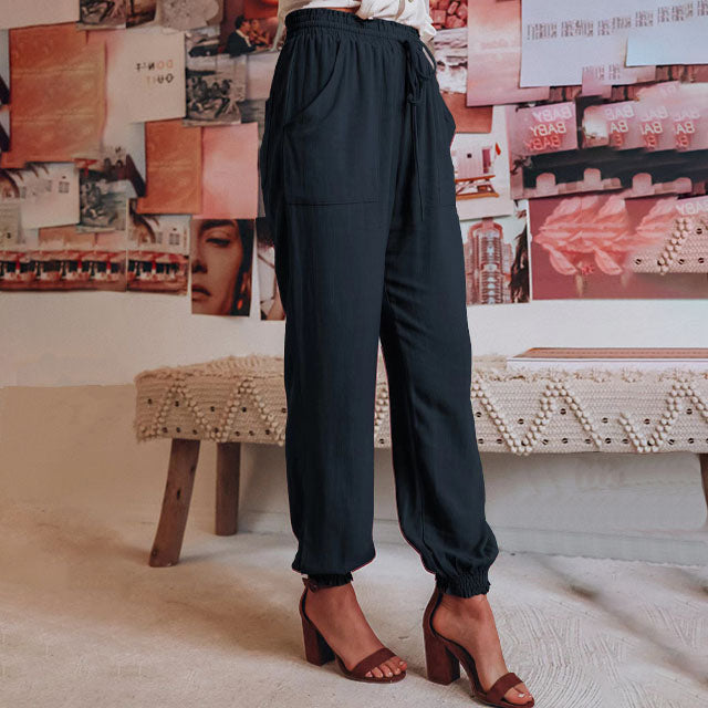 Kaeli – Stylish Drawstring Trousers