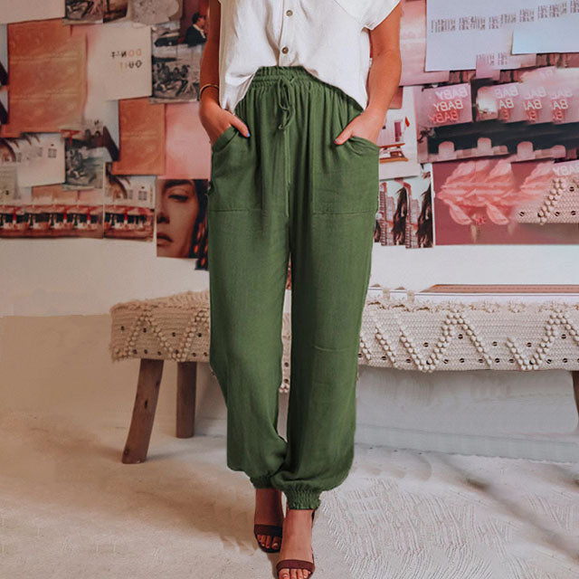Kaeli – Stylish Drawstring Trousers