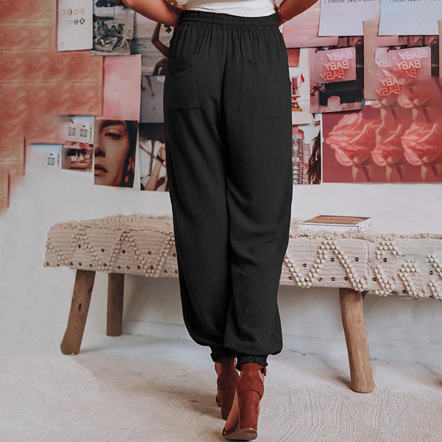 Kaeli – Stylish Drawstring Trousers