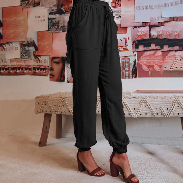 Kaeli – Stylish Drawstring Trousers