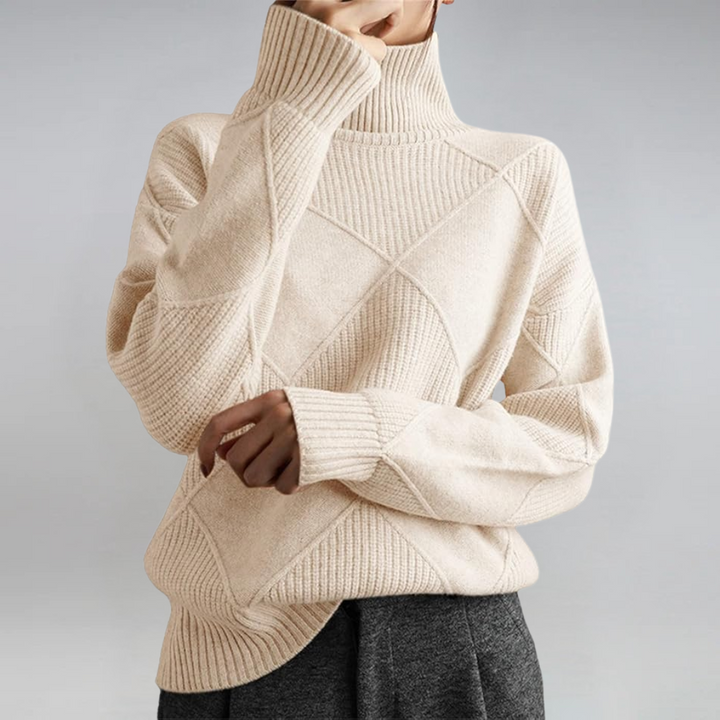 Lauren | Opulent Cashmere Turtleneck Sweater