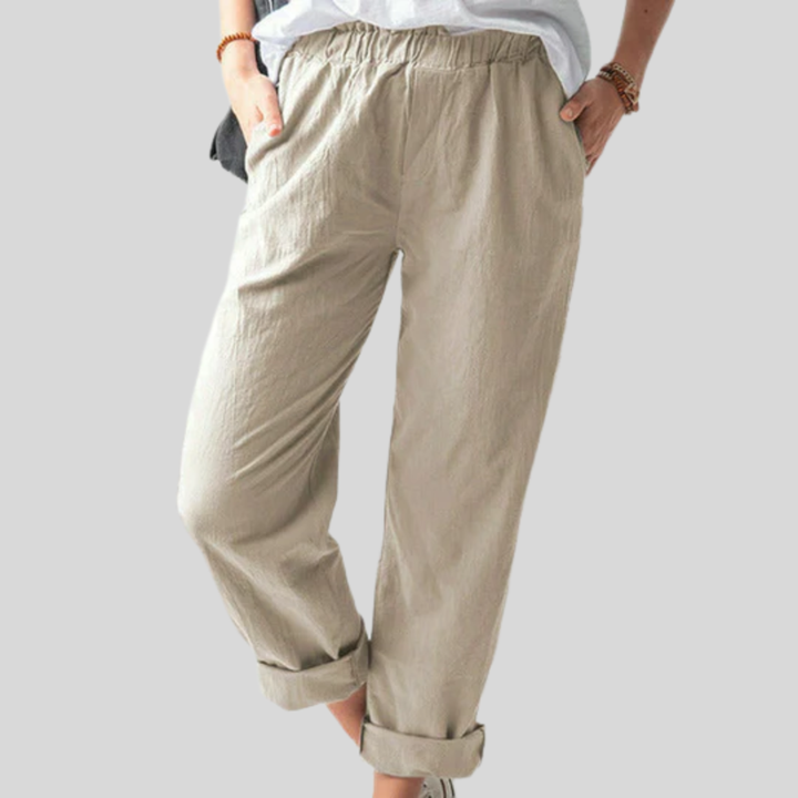 Neria - Comfortable Soft-Fit Trousers