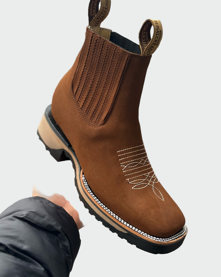 Genuine Leather Western Cowboy Boots