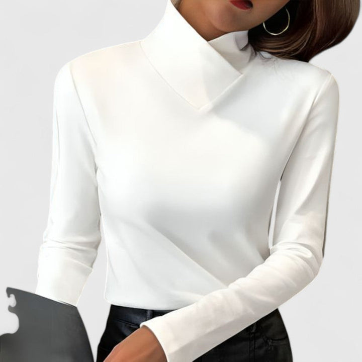 Clair | Chic High Neck Sweater