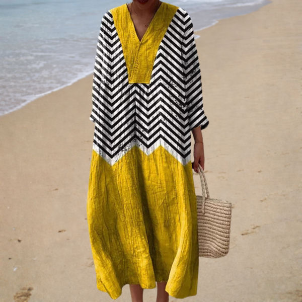 Chic Summer Dress with Eye-Catching Print