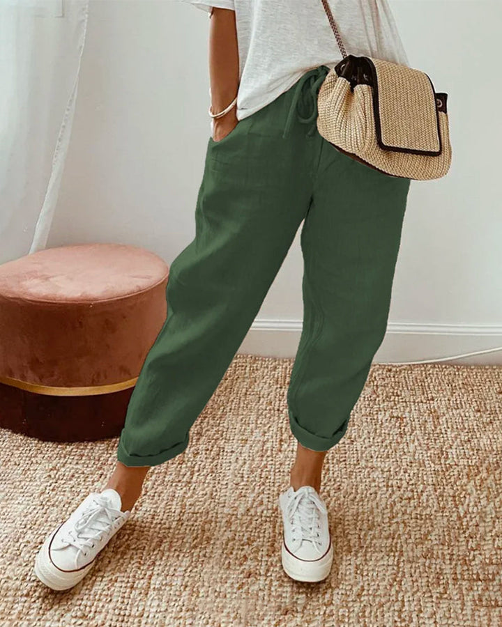 Chic and Cozy Flowing Trousers