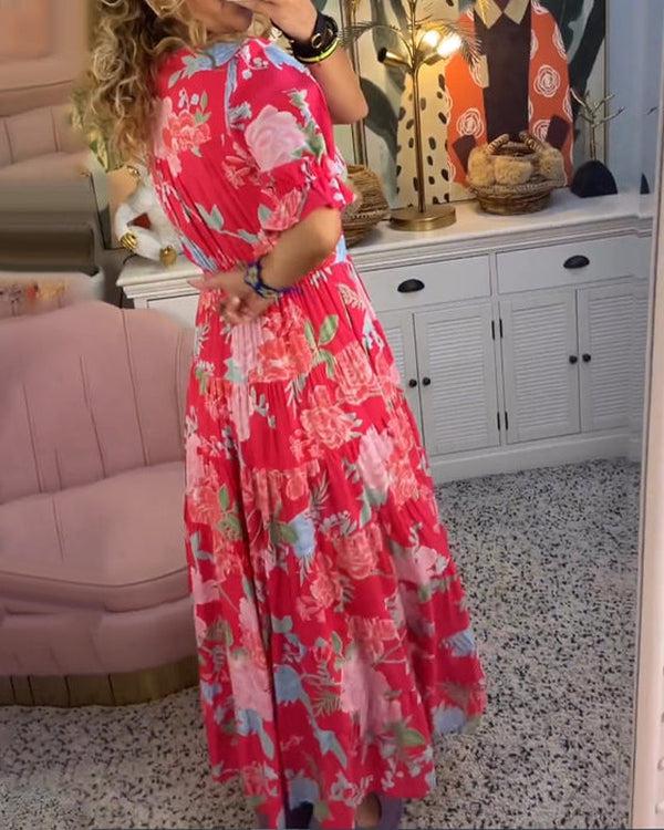 Floriana - Lively Floral Dress