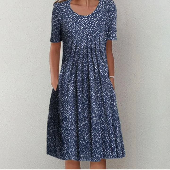 Hailey | Chic Floral Dress with Pockets for Effortless Elegance