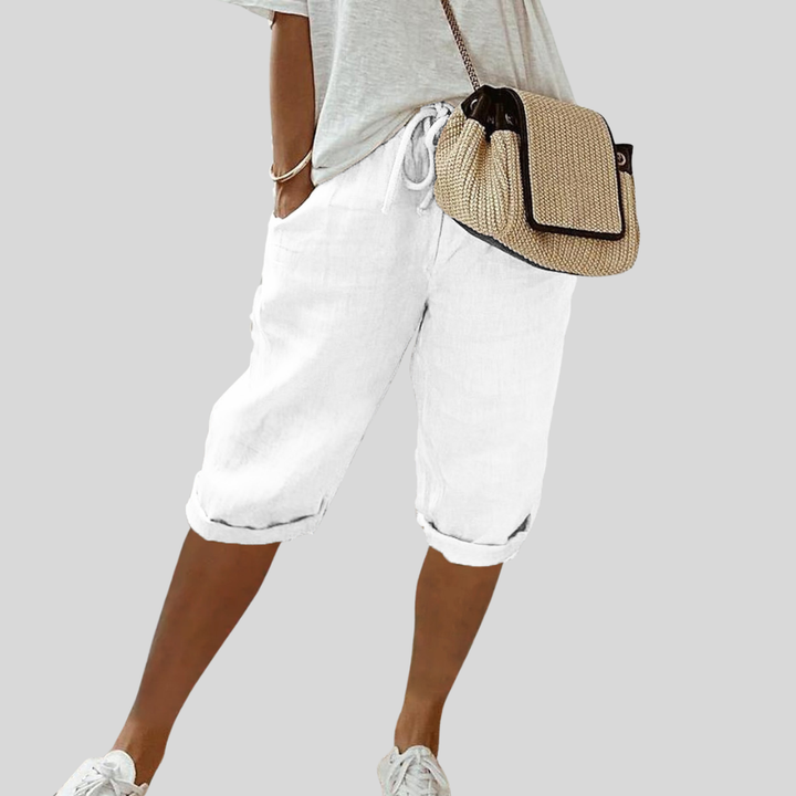 Chic and Cozy Flowing Shorts