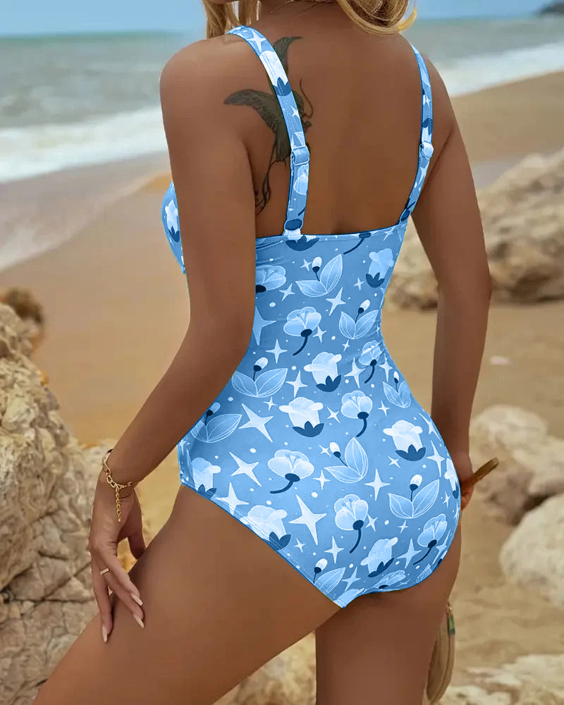 Clara | Printed One-Piece Tankini