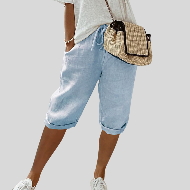 Chic and Cozy Flowing Shorts