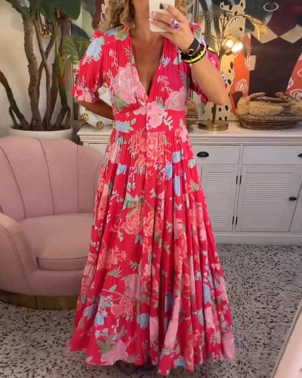 Floriana - Lively Floral Dress