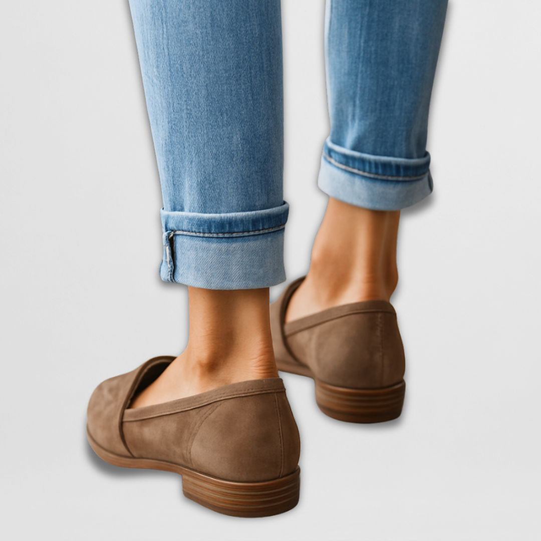 Nadia™ | Suede Slip-On Loafers
