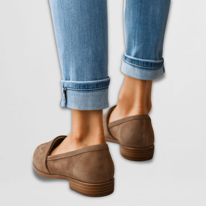 Nadia™ | Suede Slip-On Loafers
