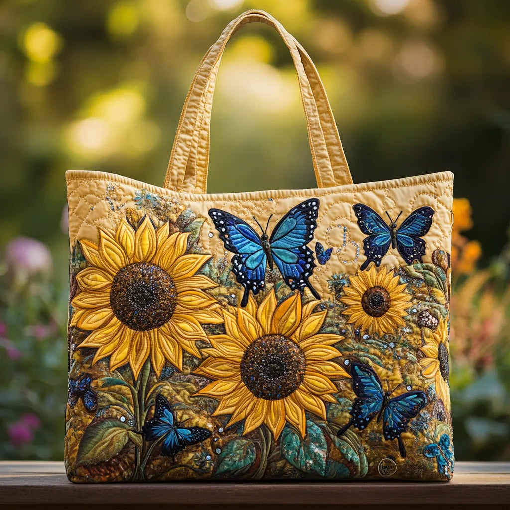 Artisan Bag - Sunflower and Butterfly Design