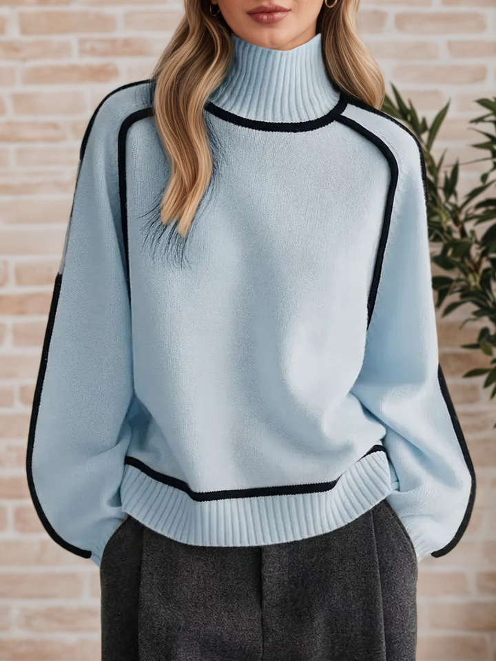 Donna | Chic High Neck Sweater