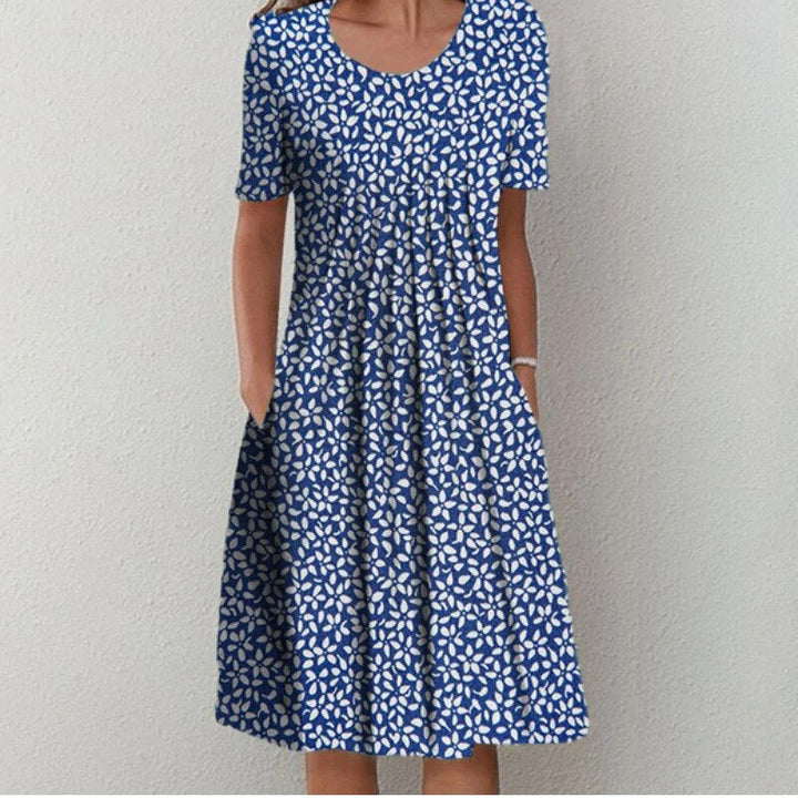 Hailey | Chic Floral Dress with Pockets for Effortless Elegance