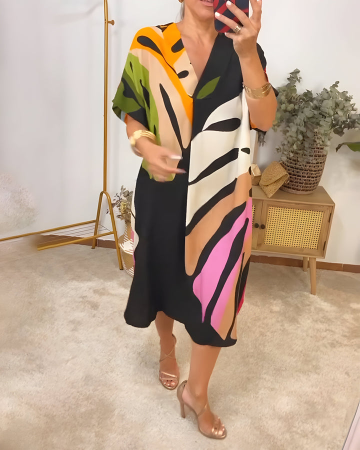 Rianna - Artistic Pattern Dress