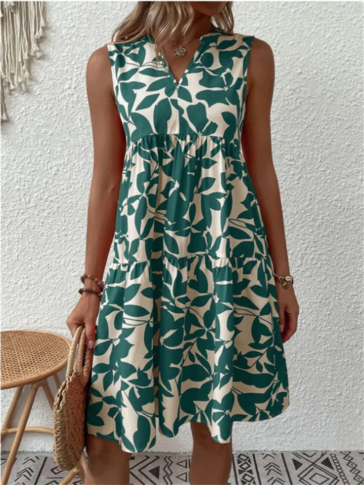 TASHA | Flared Cut Flowy Midi Dress