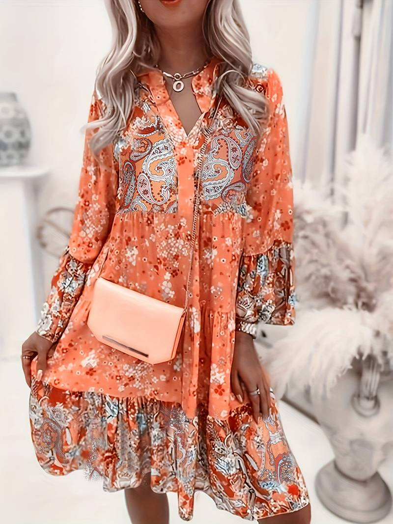Eira - Bohemian Print Dress