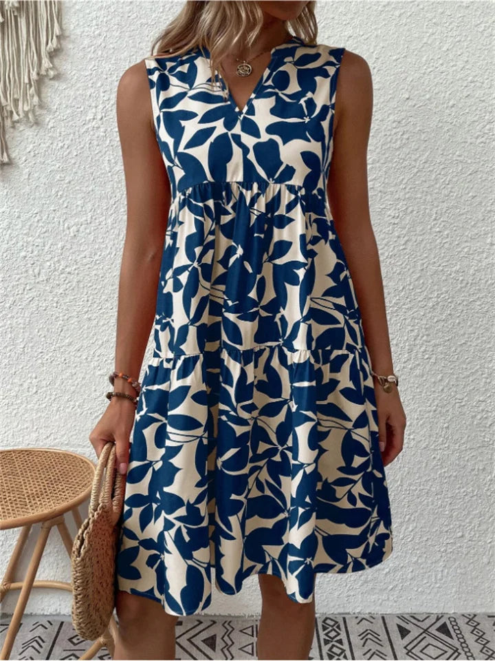 TASHA | Flared Cut Flowy Midi Dress