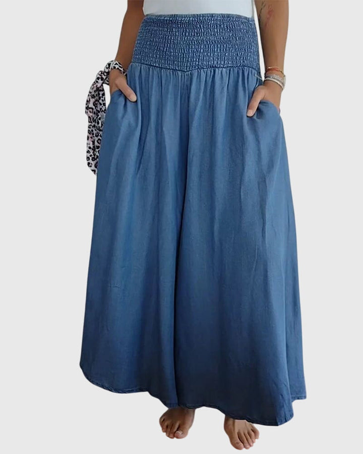 Isabella™ | Relaxed Fit Pants with Stretchy Waistband
